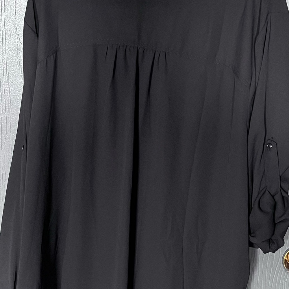 black button down blouse - Picture 6 of 10
